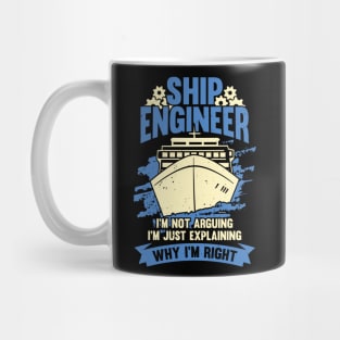 Funny Marine Engineering Ship Engineer Gift Mug